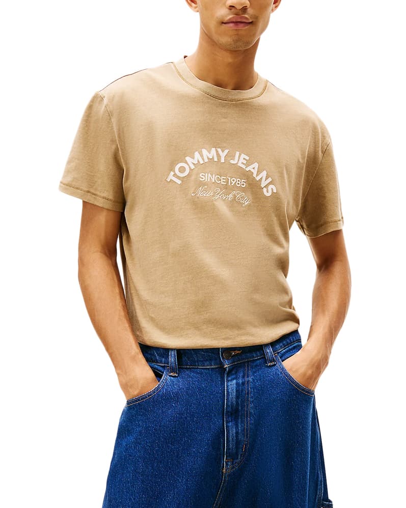 Men's T-Shirts Tommy Hilfiger Beige