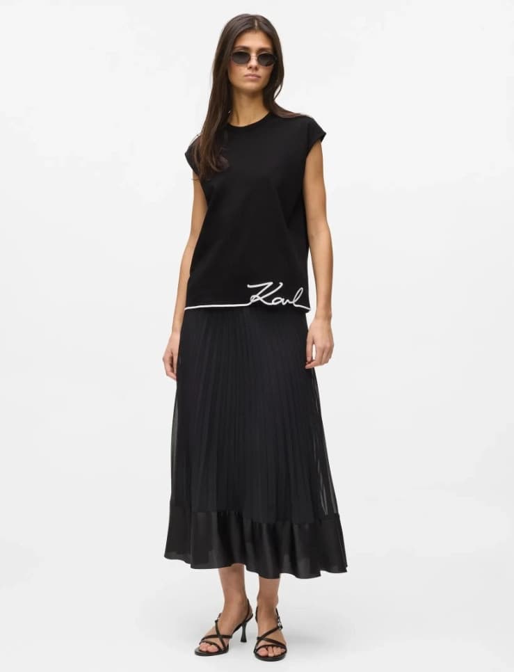 Γυναικείο Tank Top Μαύρο Karl Lagerfeld B2W17018-999 BLACK