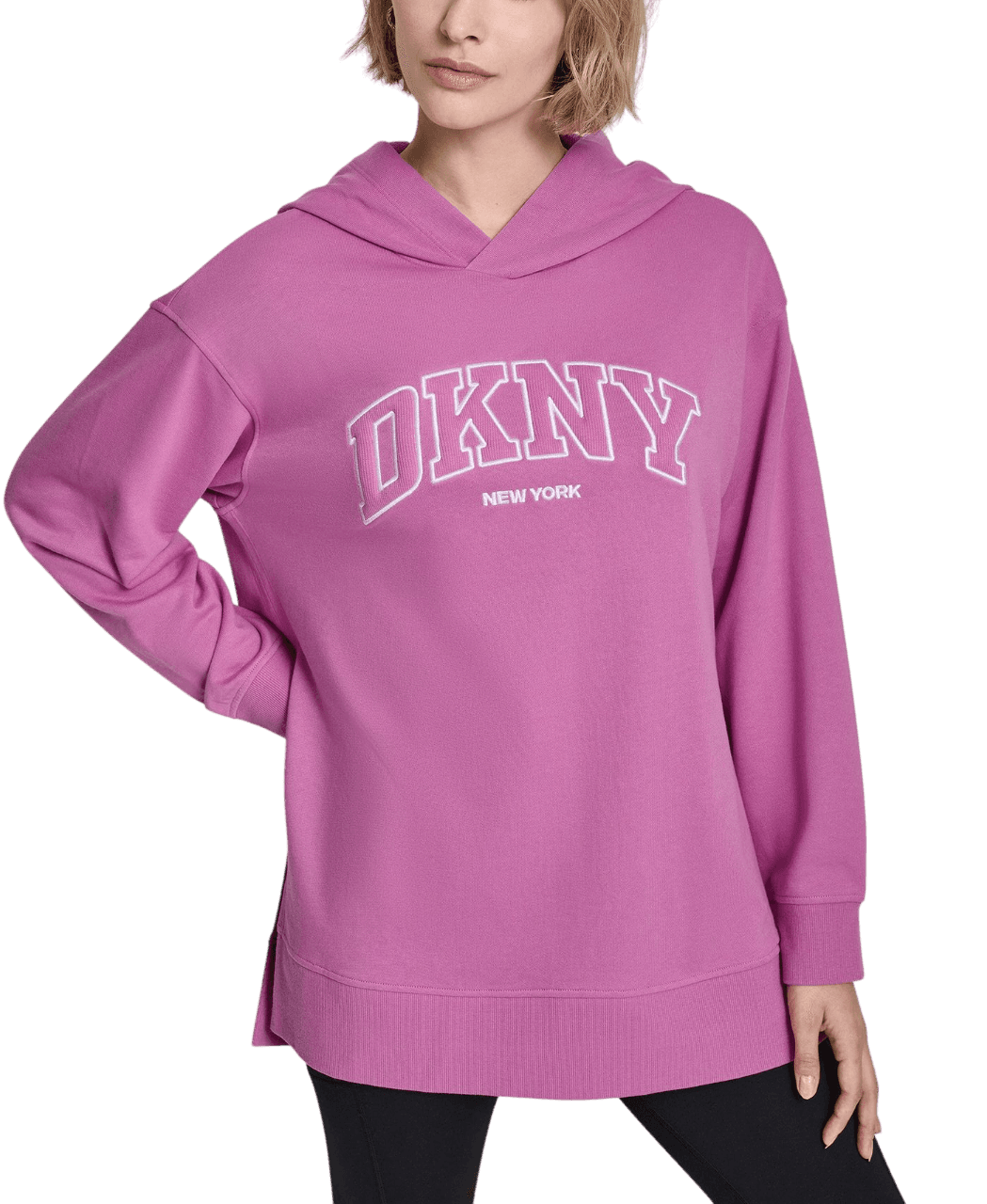 Γυναικείο Oversized Φούτερ Ροζ DKNY DP6T1564-QG9