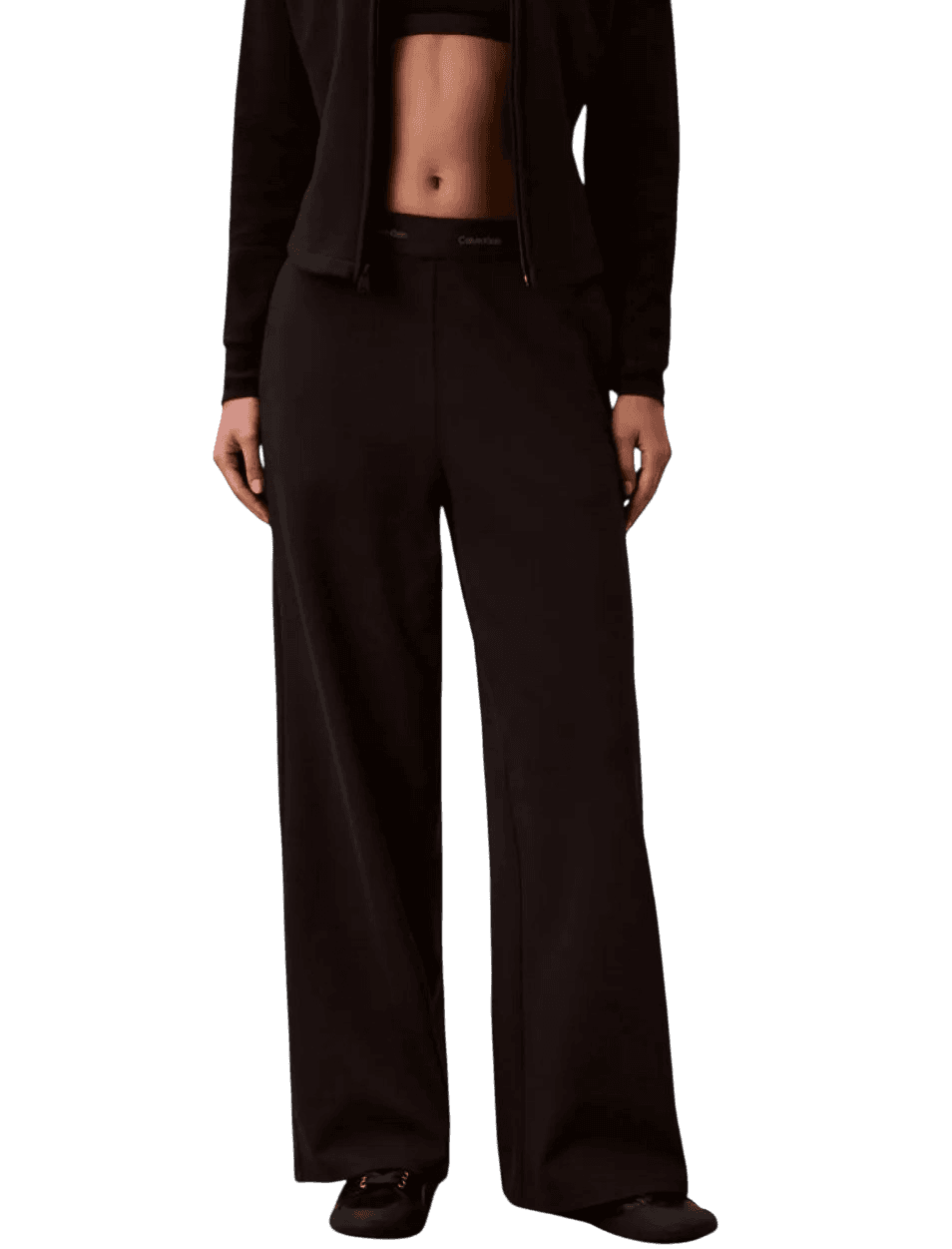 Γυναικείο Παντελόνι Φόρμας Μαύρο Calvin Klein LV044E622G-UB1