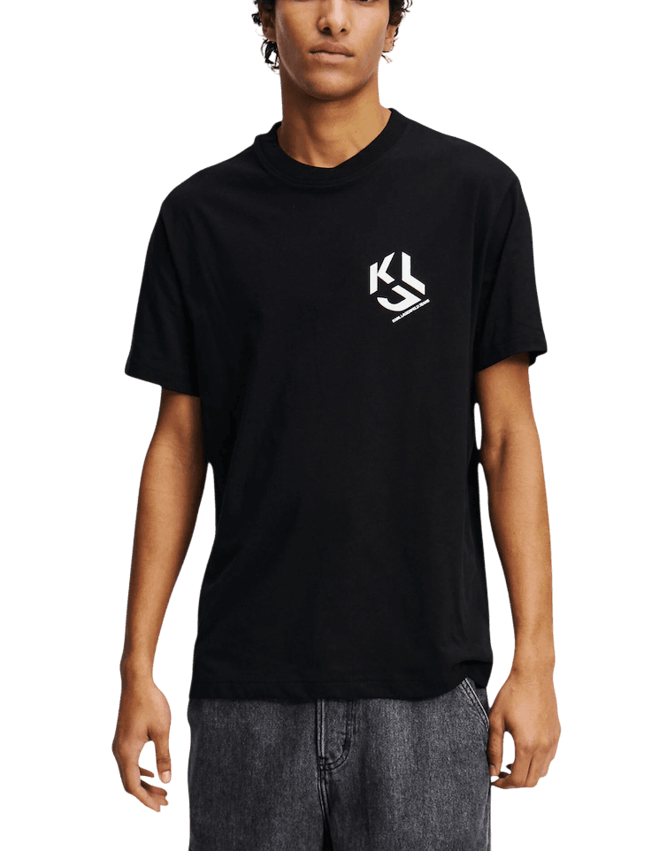 Ανδρικό Monogram T-shirt Μαύρο Karl Lagerfeld Jeans A2M17072-999 BLACK