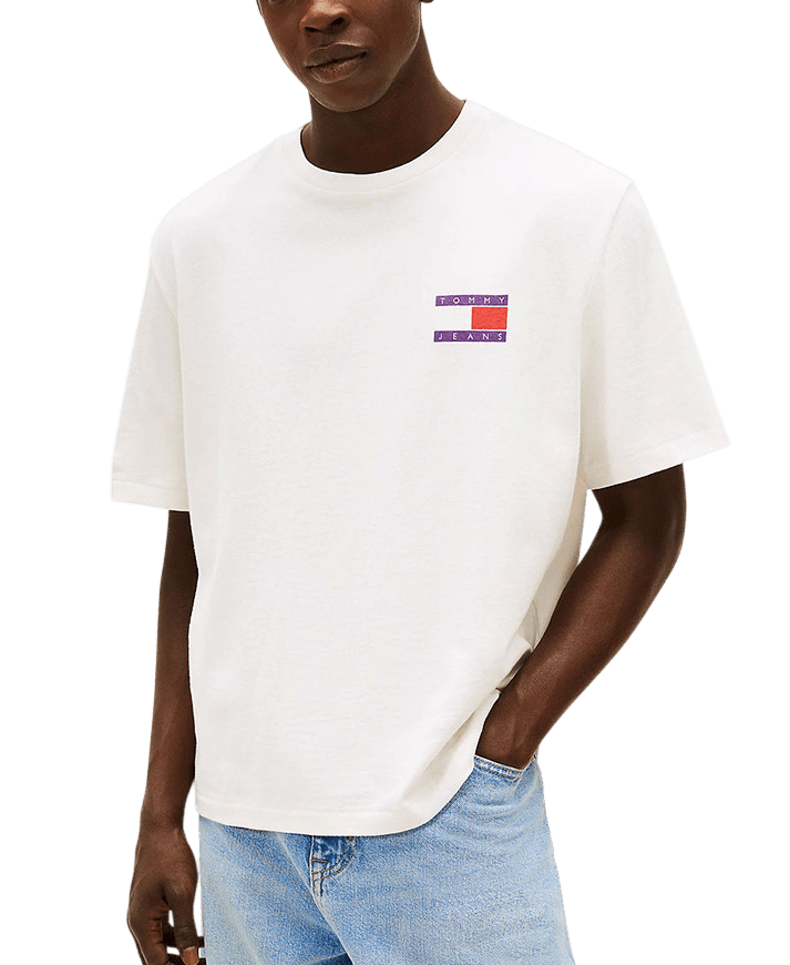 Ανδρικό T-shirt Εκρού Tommy Jeans DM0DM22337-YBH