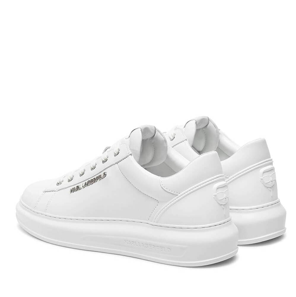 Ανδρικά Δερμάτινα NFT Kounter Sneakers Λευκά Karl Lagerfeld KL52575N-01W WHITE