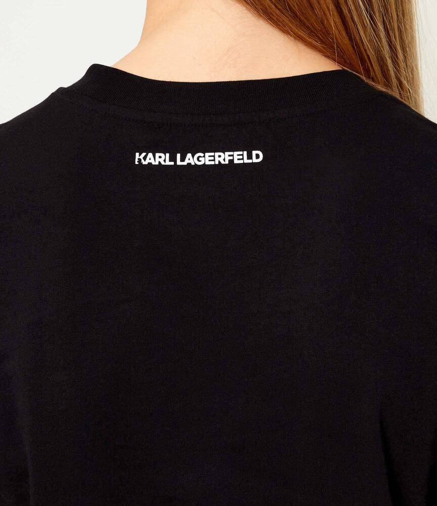 Γυναικείο Ikon Valentine T-shirt Μαύρο Karl Lagerfeld B1W17038-999 BLACK