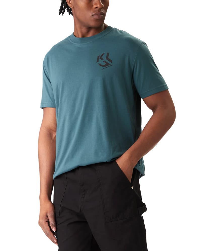 Ανδρικό Monogram T-shirt Μαύρο Karl Lagerfeld Jeans A2M17072-999 BLACK