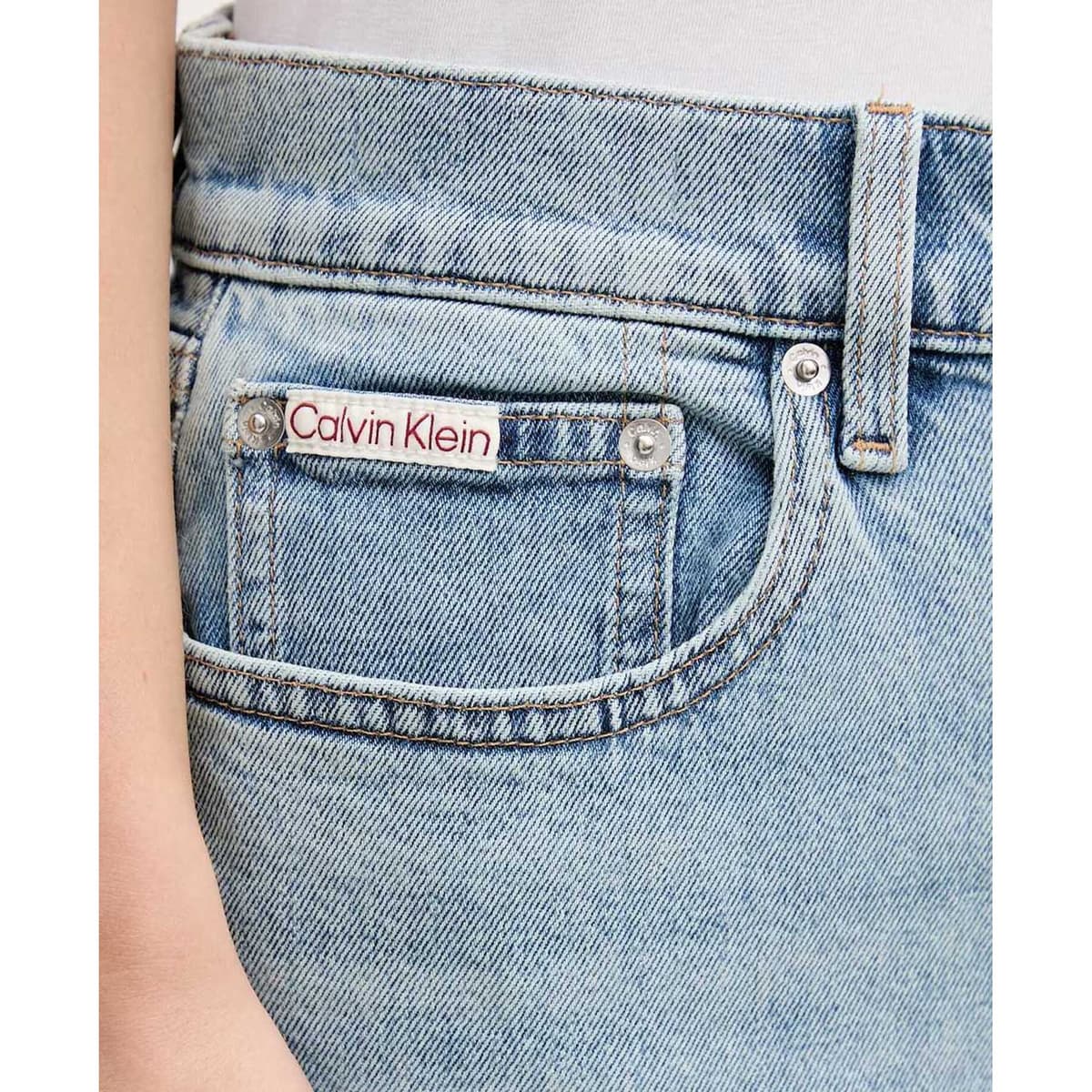 Γυναικείο Hr Taper Τζιν Γαλάζιο Calvin Klein LV047E732G-3UN