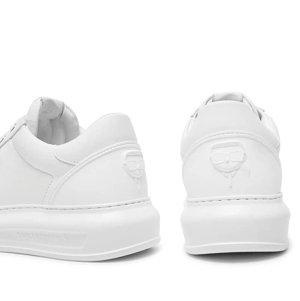 Ανδρικά Δερμάτινα NFT Kounter Sneakers Λευκά Karl Lagerfeld KL52575N-01W WHITE