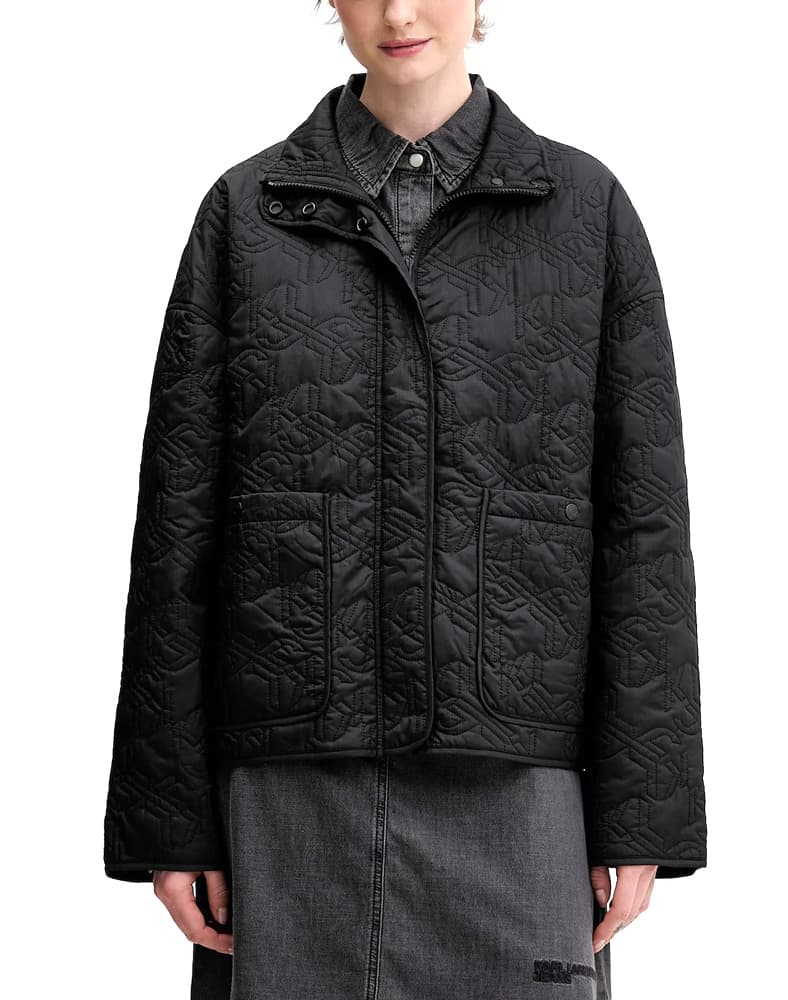 Women's Quilted Jackets Karl Lagerfeld Black