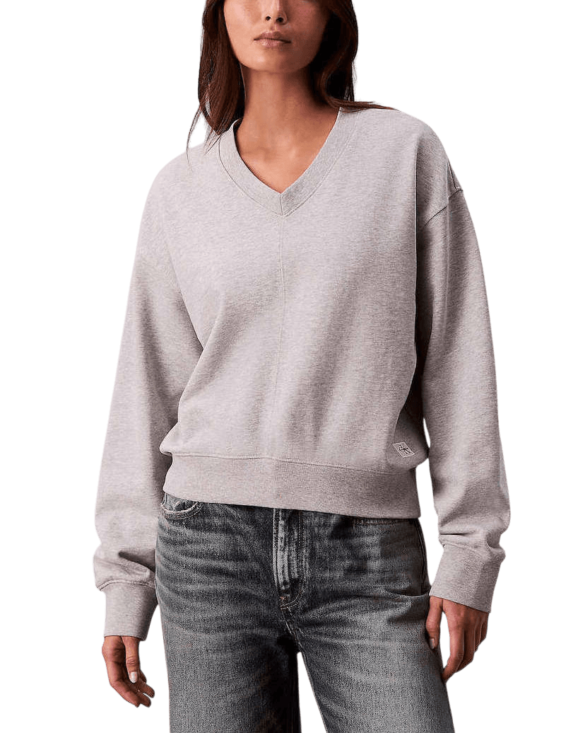 Premium V Neck Sweatshirt Women Calvin Klein