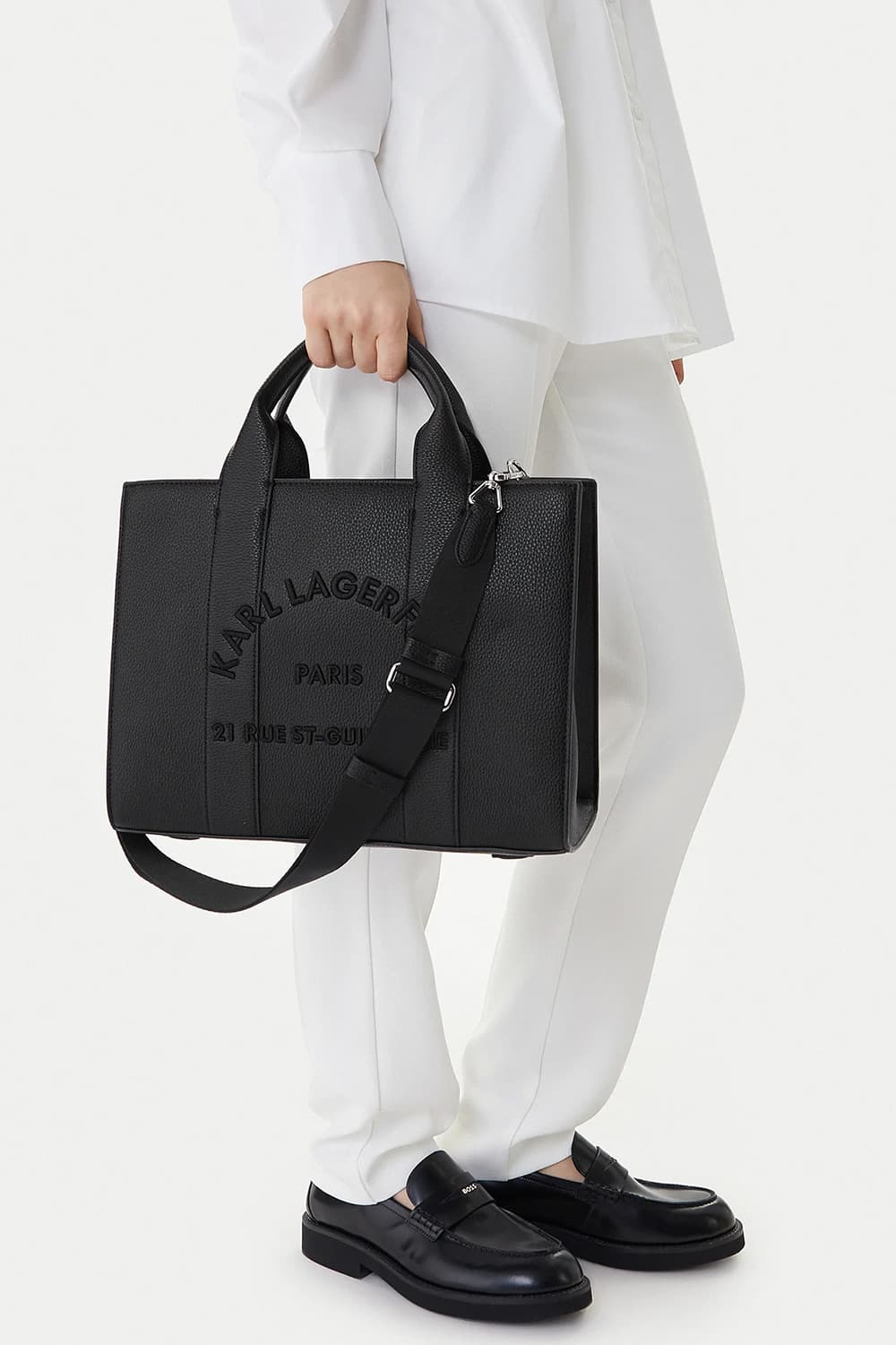 Γυναικεία K/Rsg Tote Τσάντα Μαύρη Karl Lagerfeld B1W30041-999 BLACK