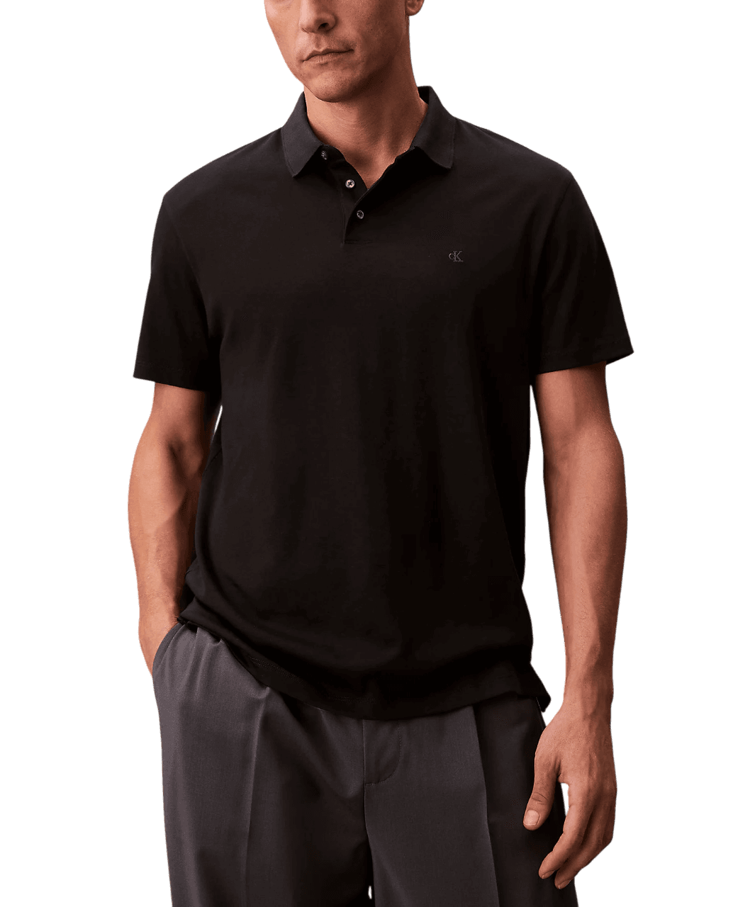 Men's Polo Shirts Calvin Klein Black