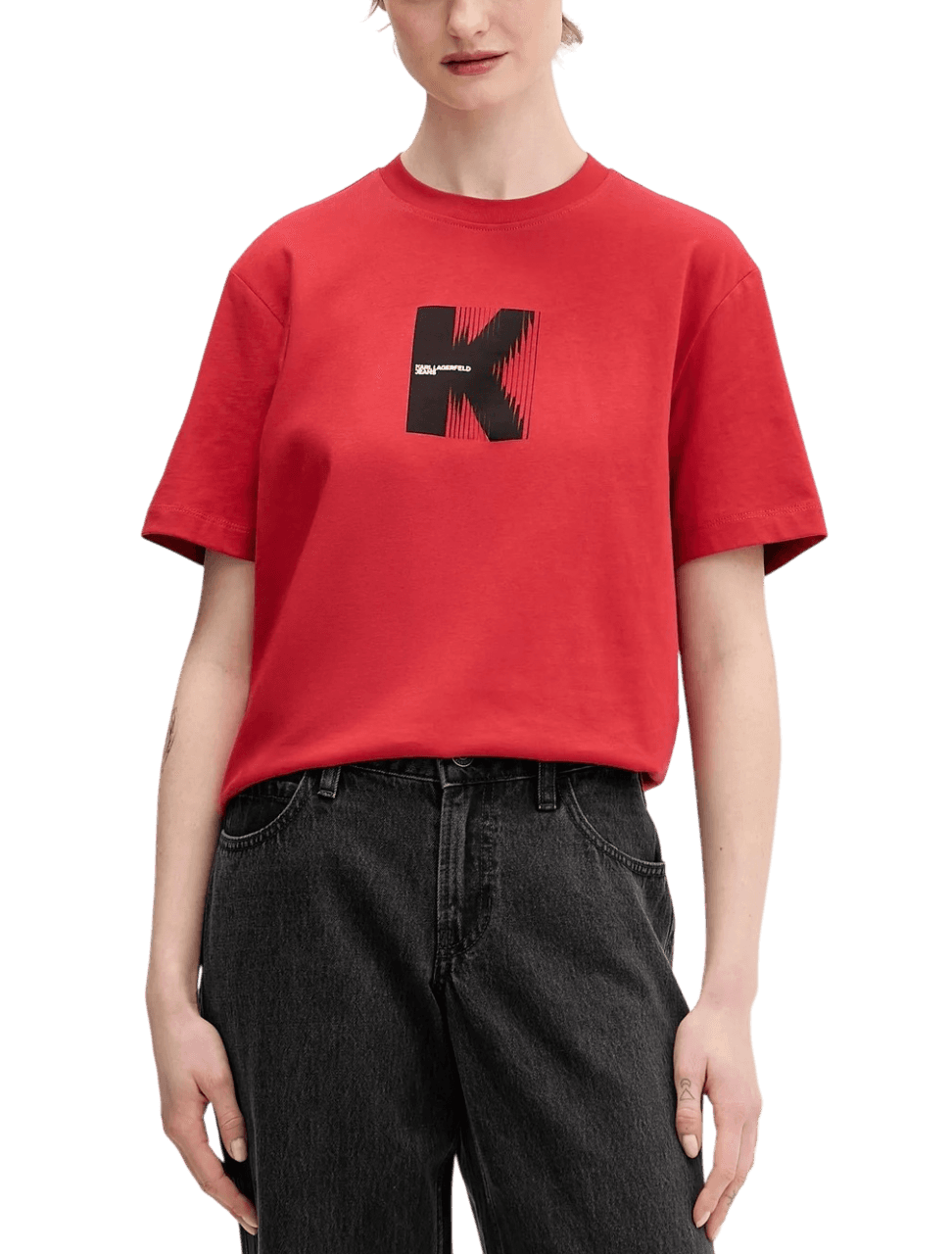Women's T-Shirts Karl Lagerfeld Black