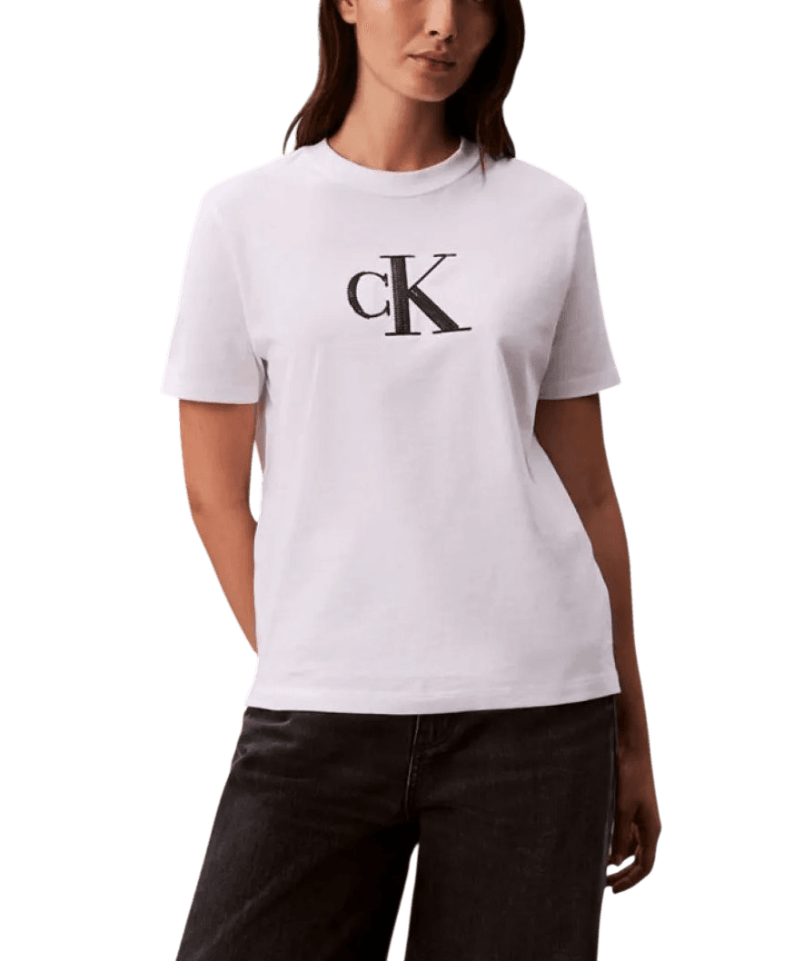 Sequined Graphic T-Shirt Women Calvin Klein