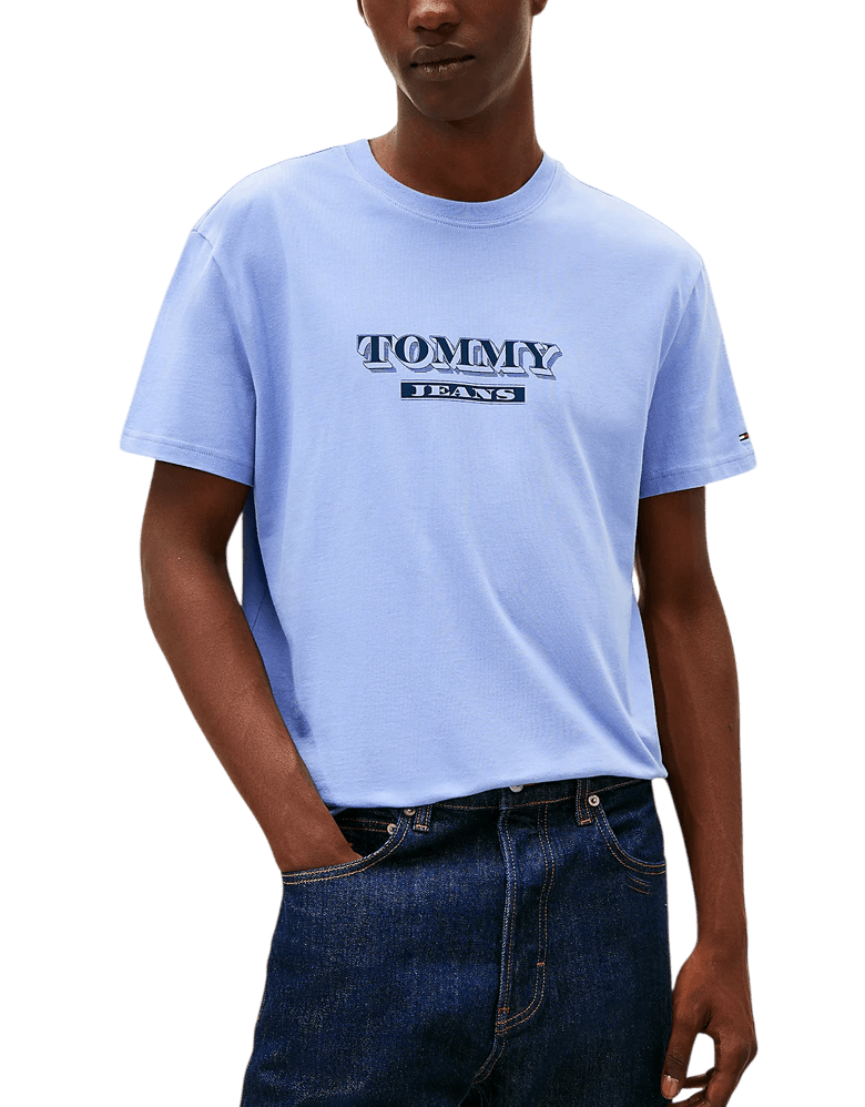 Ανδρικό T-shirt Μπλε Tommy Jeans DM0DM22322-C5X
