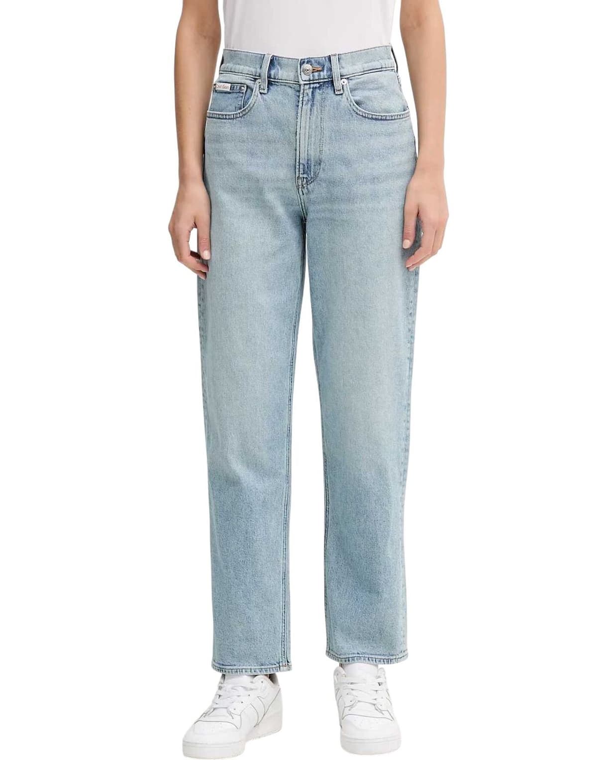 Γυναικείο Hr Taper Τζιν Γαλάζιο Calvin Klein LV047E732G-3UN