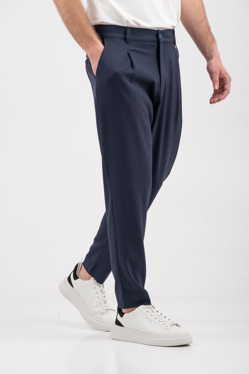 Ανδρικό Παντελόνι Navy Μπλε Vittorio MORRONP-BLUE