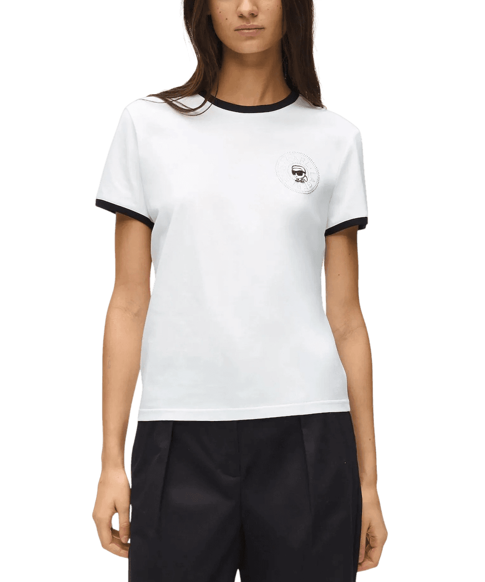 Women's T-Shirts Karl Lagerfeld Yellow