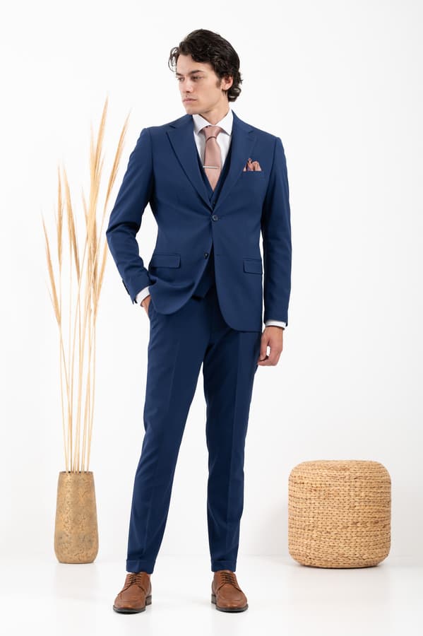 Ανδρικό Κοστούμι Navy Μπλε Vittorio 10024DONATO-NAVY