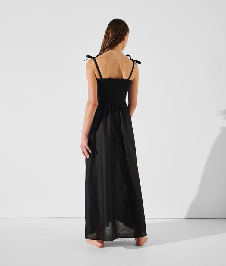 Γυναικείο Αμάνικο Φόρεμα Μαύρο Karl Lagerfeld A2W46009-999 Black