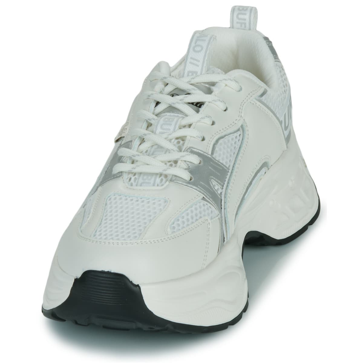 Γυναικεία Para Sneakers Λευκά Buffalo BUF1636296-WHITE/SILVER