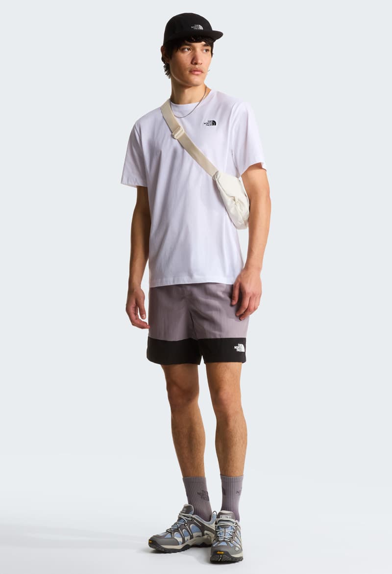 Ανδρικό Evolution Simple Dome T-shirt Λευκό The North Face NF0A8CZ2-FN41