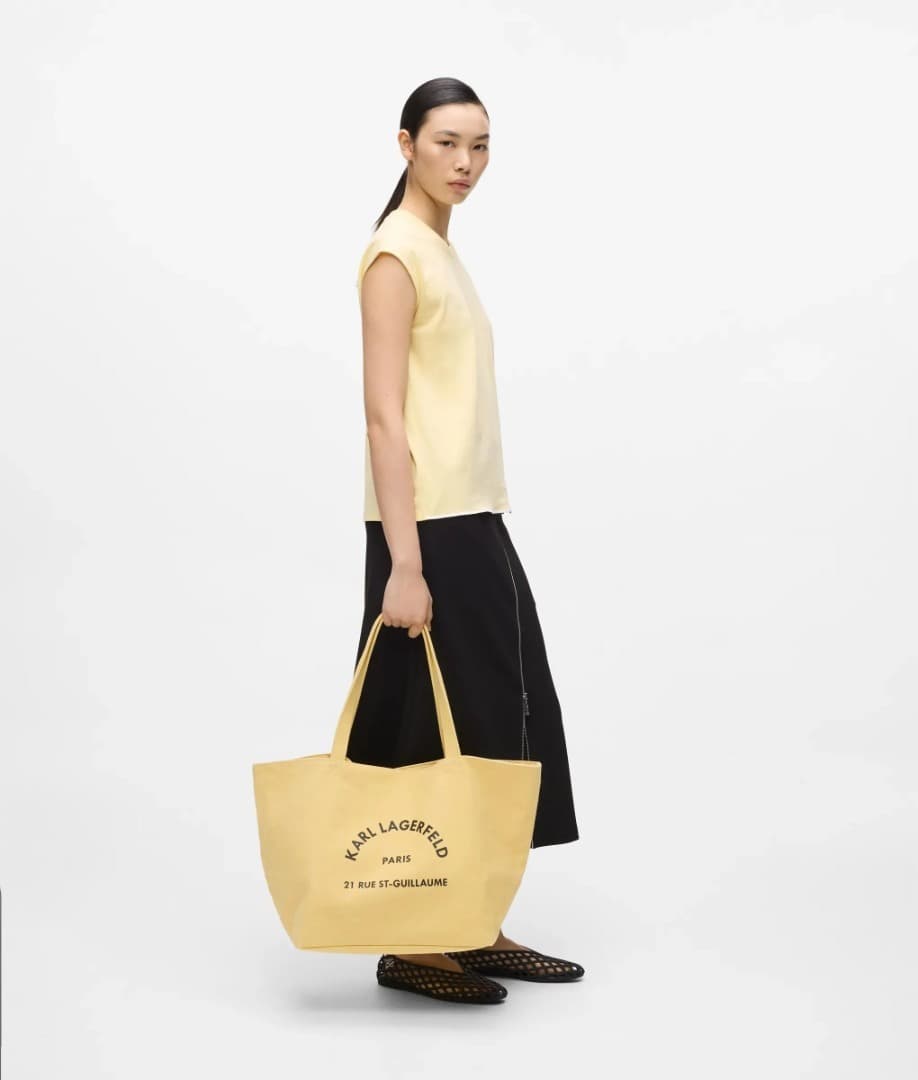 Γυναικεία K/Rsg Shopper Τσάντα Κίτρινη Karl Lagerfeld A1W50006-1LD SUNLIGHT