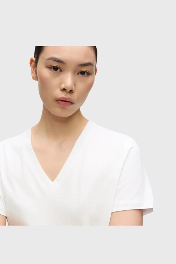 Γυναικείο Essential T-shirt Λευκό Karl Lagerfeld B2W17096-100 WHITE