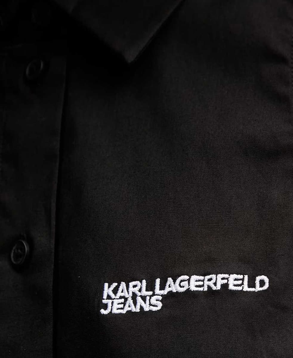 Γυναικείο Αμάνικο Πουκάμισο Μαύρο Karl Lagerfeld Jeans B2W11020-999 BLACK