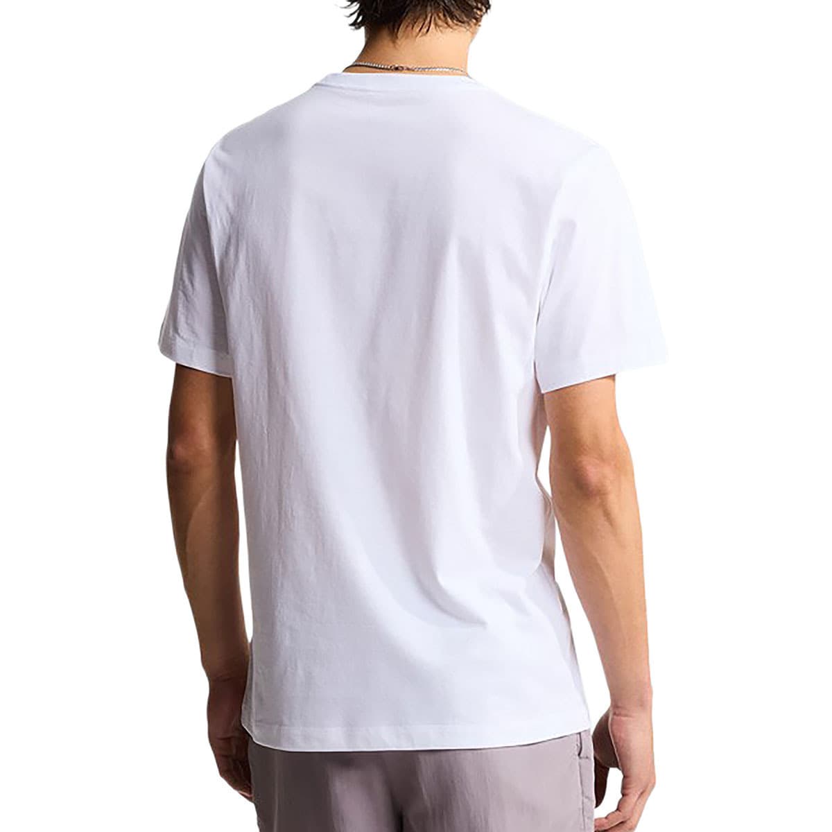 Ανδρικό Evolution Simple Dome T-shirt Λευκό The North Face NF0A8CZ2-FN41