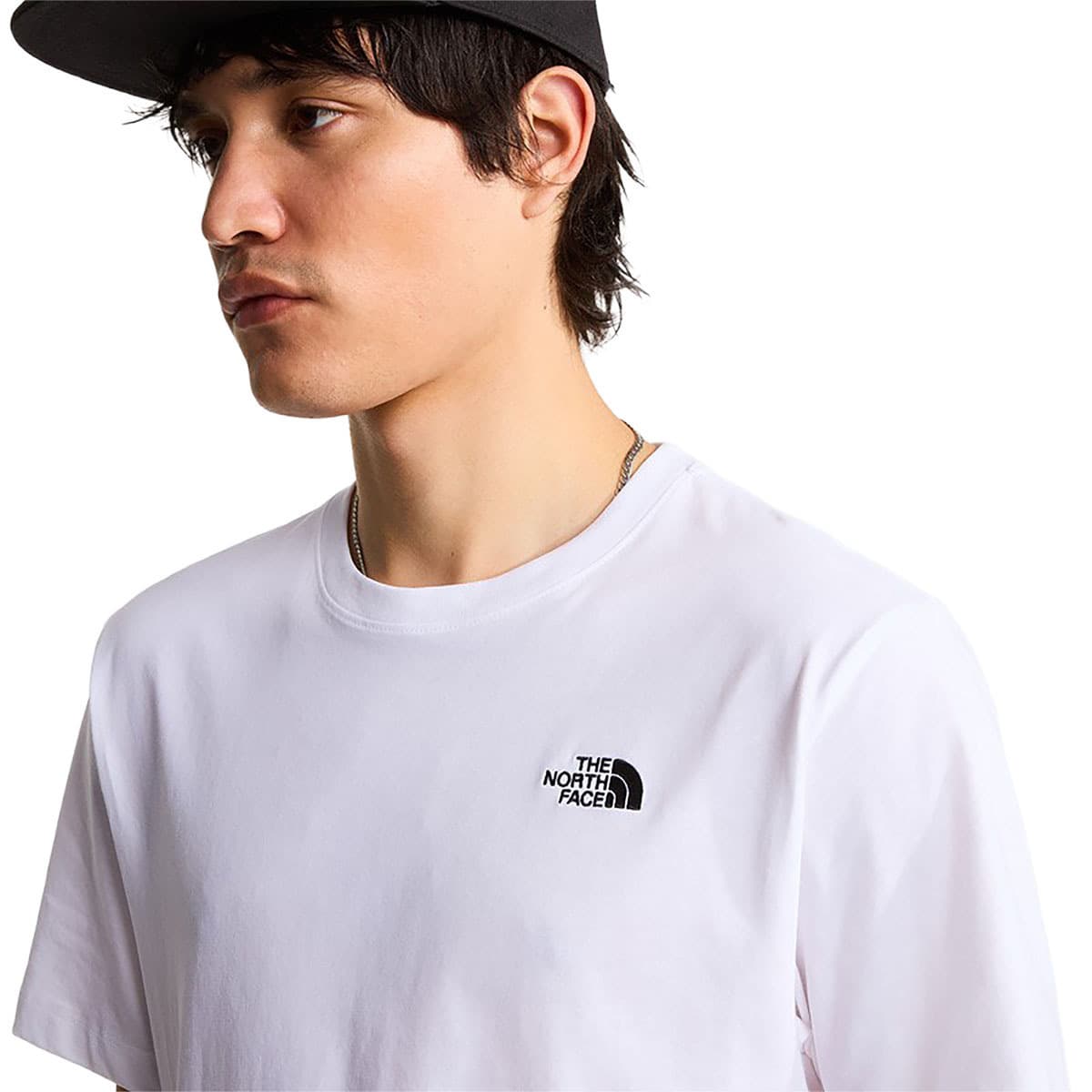 Ανδρικό Evolution Simple Dome T-shirt Λευκό The North Face NF0A8CZ2-FN41