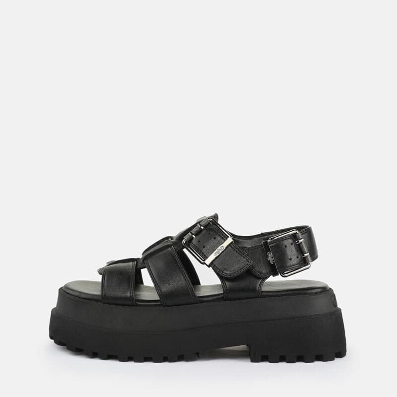 Γυναικεία Pluto Fisher Σανδάλια Μαύρα Buffalo BUF1602334-BLACK