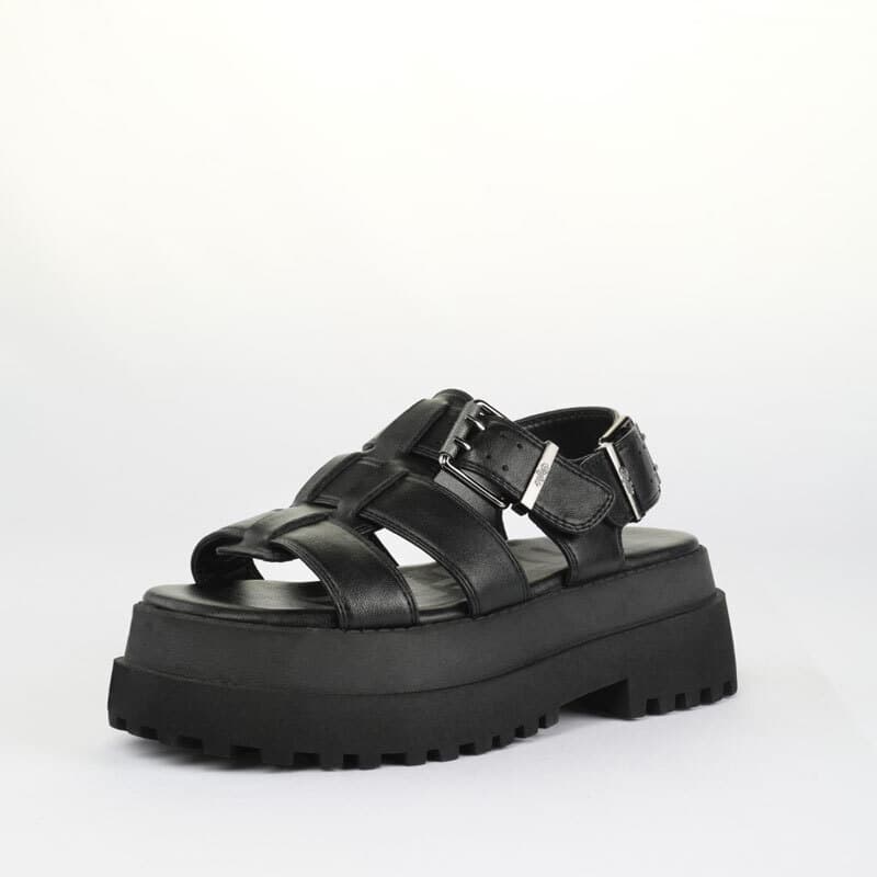 Γυναικεία Pluto Fisher Σανδάλια Μαύρα Buffalo BUF1602334-BLACK