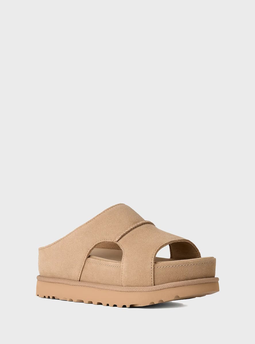 Γυναικεία Goldenstar hi Cutout Παντόφλες Μπεζ UGG 1175132-SAN