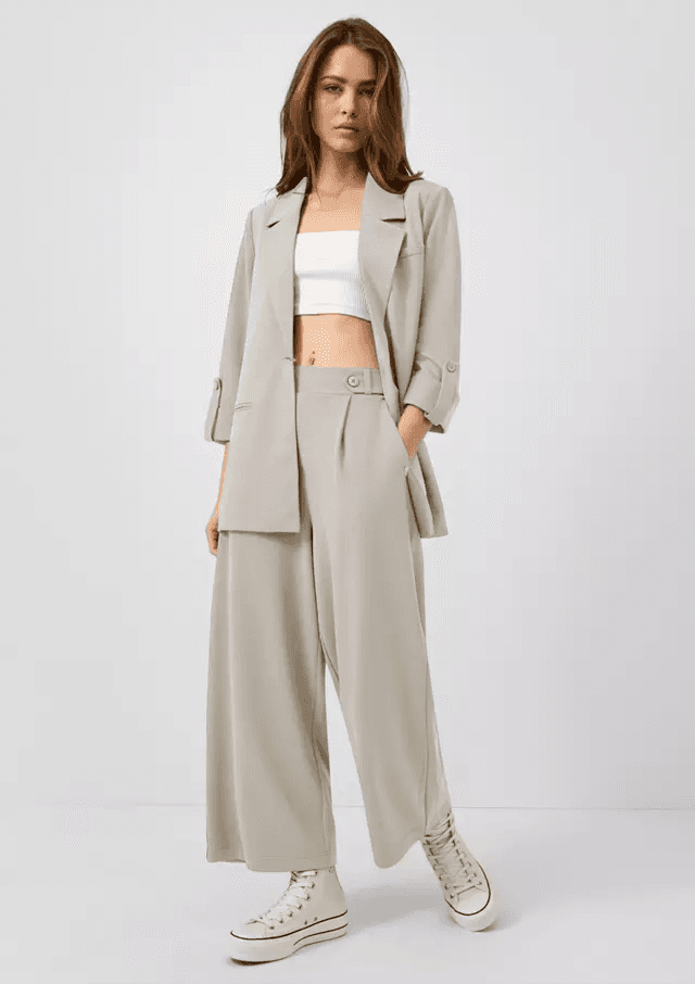 Γυναικείο Παντελόνι Μπεζ S.Oliver 2148966-8160