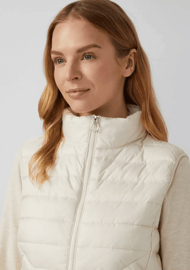 Γυναικείο Γιλέκο Κρεμ S.Oliver 2164696-0330