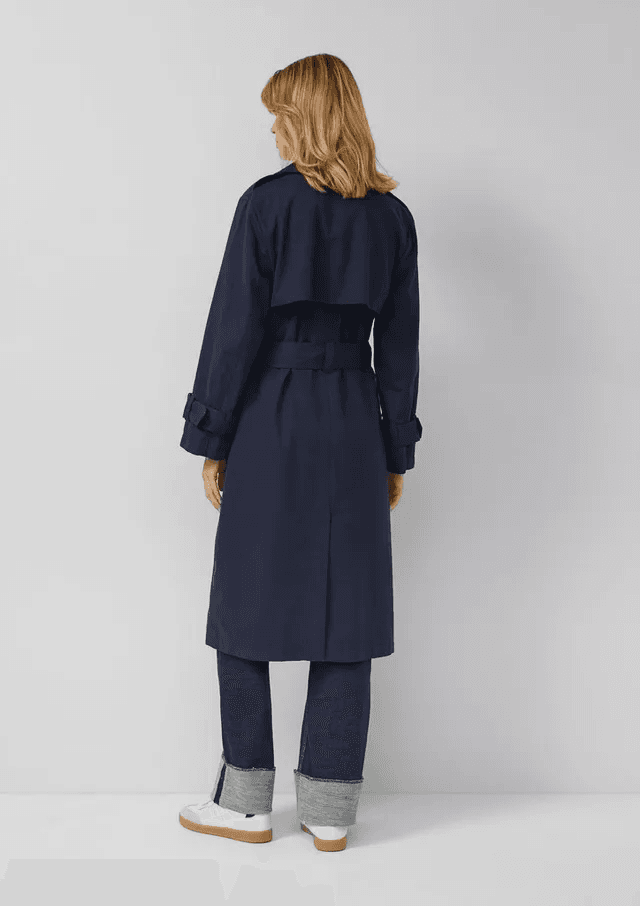 Γυναικεία Καπαρντίνα Navy Μπλε S.Oliver 2173521-5959