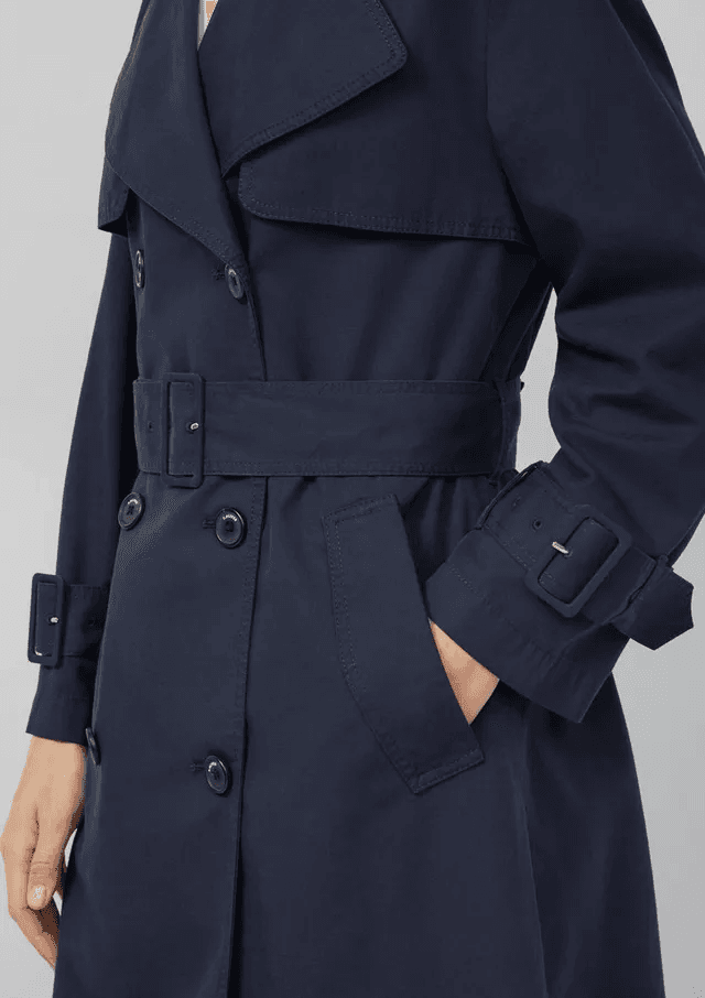 Γυναικεία Καπαρντίνα Navy Μπλε S.Oliver 2173521-5959