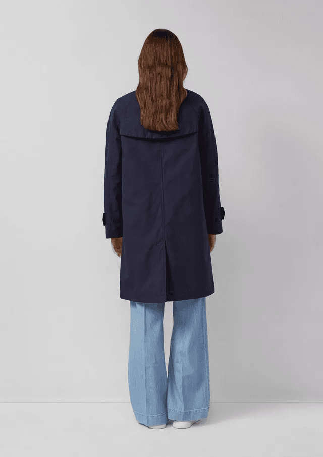 Γυναικεία Καπαρντίνα Navy Μπλε S.Oliver 2173525-5959