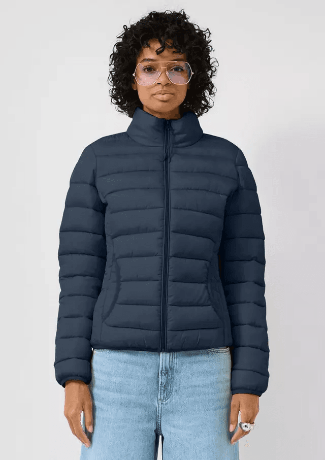 Γυναικείο Μπουφάν Navy Μπλε S.Oliver 2173777-5820