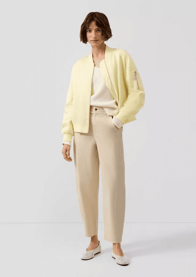 Γυναικείο Παντελόνι Μπεζ S.Oliver 2174742-8000