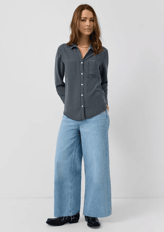 Γυναικείο Πουκάμισο Navy Μπλε S.Oliver 2175171-58G0