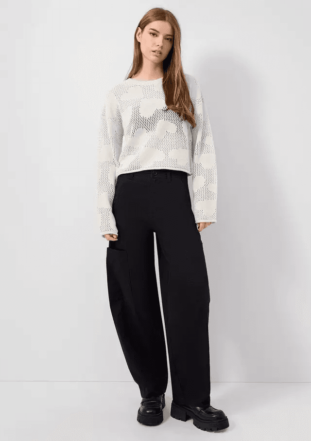 Γυναικείο Πουλόβερ Λευκό S.Oliver 2177596-02X0