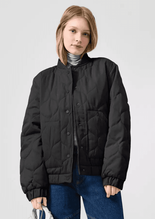 Γυναικείο Μπουφάν Μαύρο S.Oliver 2178576-9999