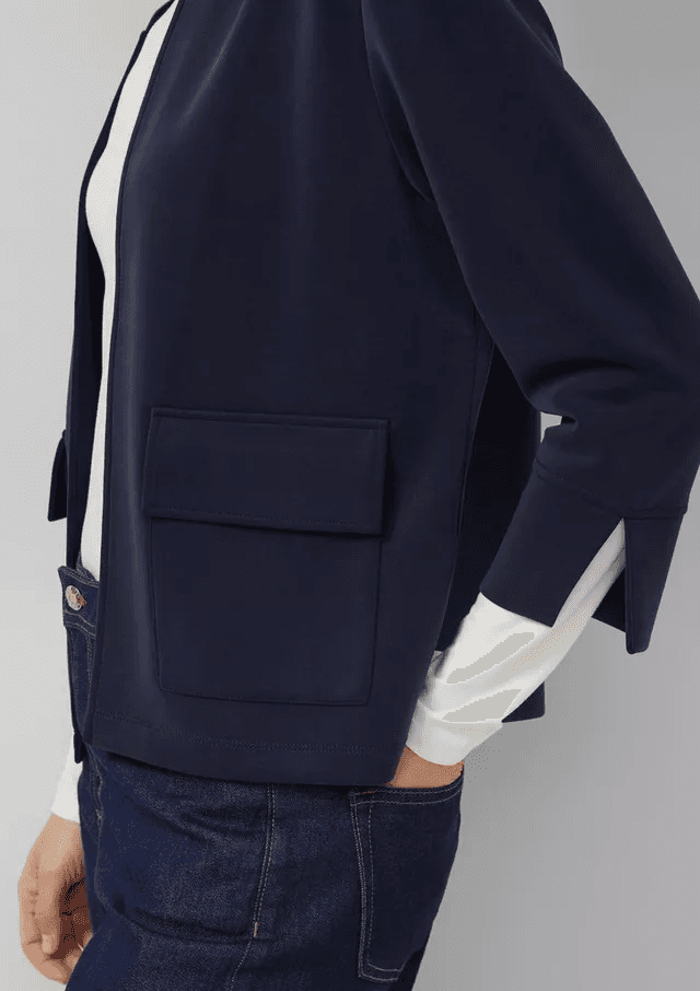 Γυναικεία Ζακέτα Navy Μπλε S.Oliver 2180105-5959