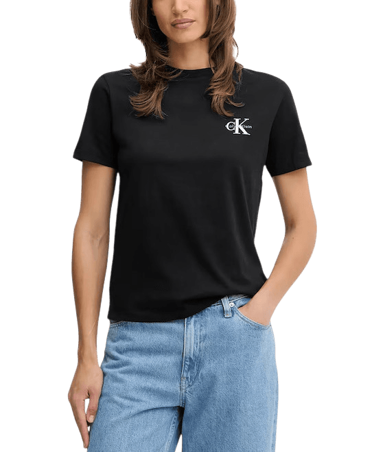 Γυναικείο Σετ T-shirt 2 Τεμαχίων Μαύρο/Λευκό Calvin Klein LV047C905G-UB1