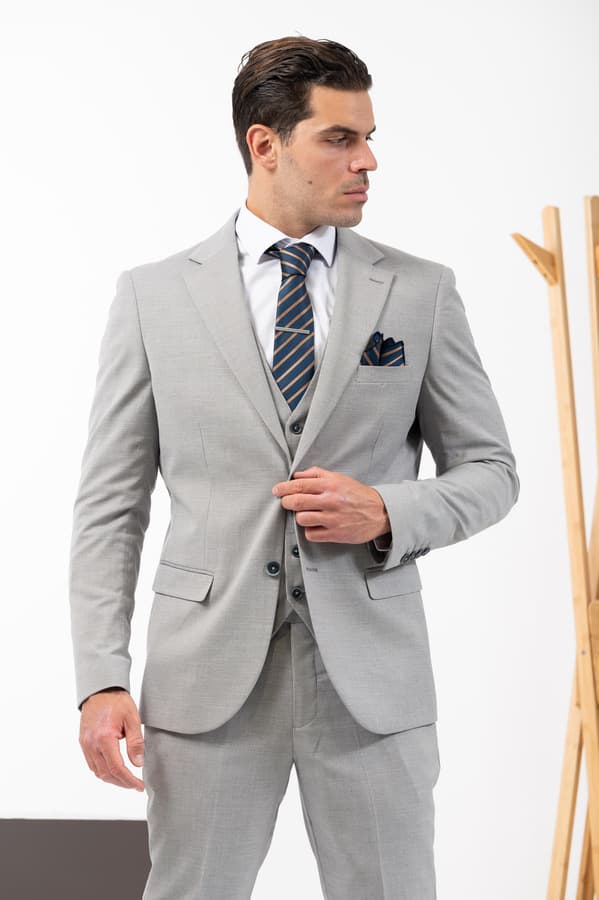 Ανδρικό Κοστούμι Γκρι Vittorio 10024RIBERA-GREY
