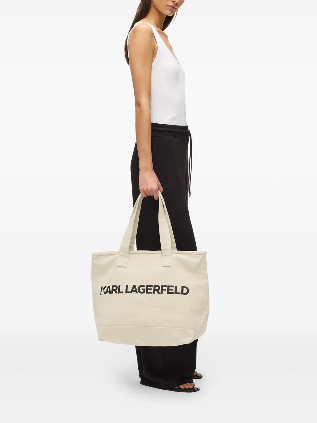 Γυναικεία K/Essential Τσάντα Εκρού Karl Lagerfeld B2W50099-106 NATURAL