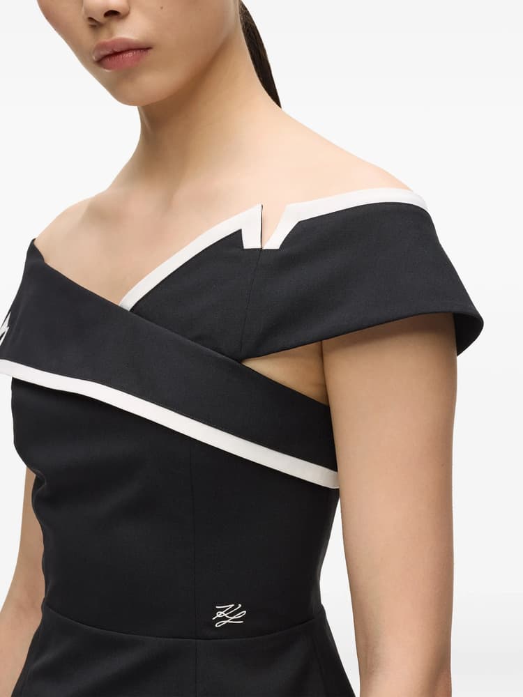 Γυναικείο Top Μαύρο Karl Lagerfeld B2W11019-999 BLACK