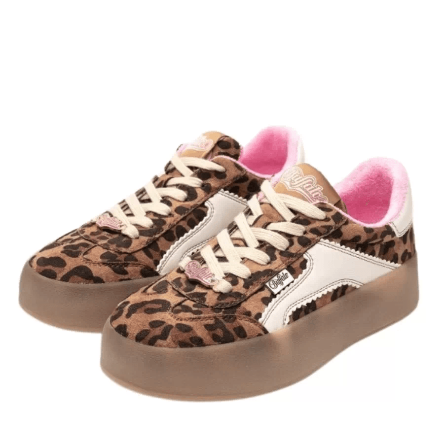 Γυναικεία Cajo Sneakers Λεοπάρ Buffalo BUF1636443-LEO/PINK/WHITE