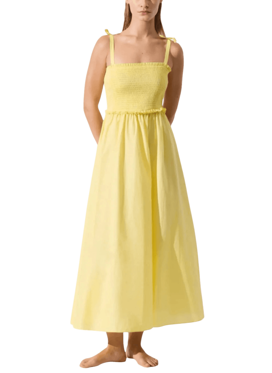 Γυναικείο Αμάνικο Φόρεμα Κίτρινο Karl Lagerfeld A2W46009-2IG Yellow